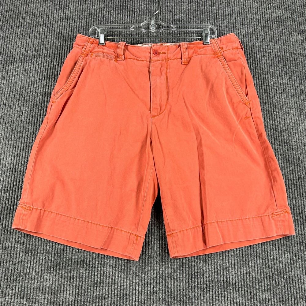 Polo Ralph Lauren Shorts Mens 34 Red Chino Drawstrings Casual Vintage Outdoor